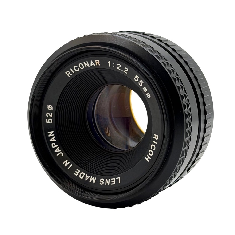 Ricoh Riconar 55mm f2.2 Pentax K Mount Manual Focus Prime Lens Made in Japan